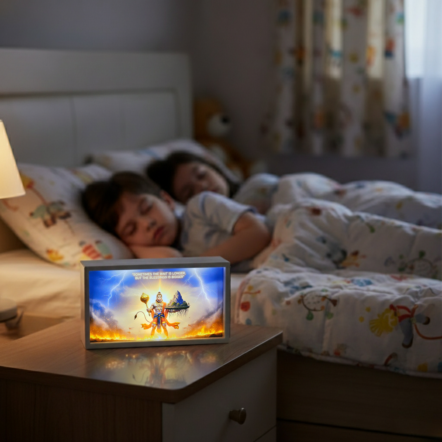 Shri Hanuman Glow Lamp