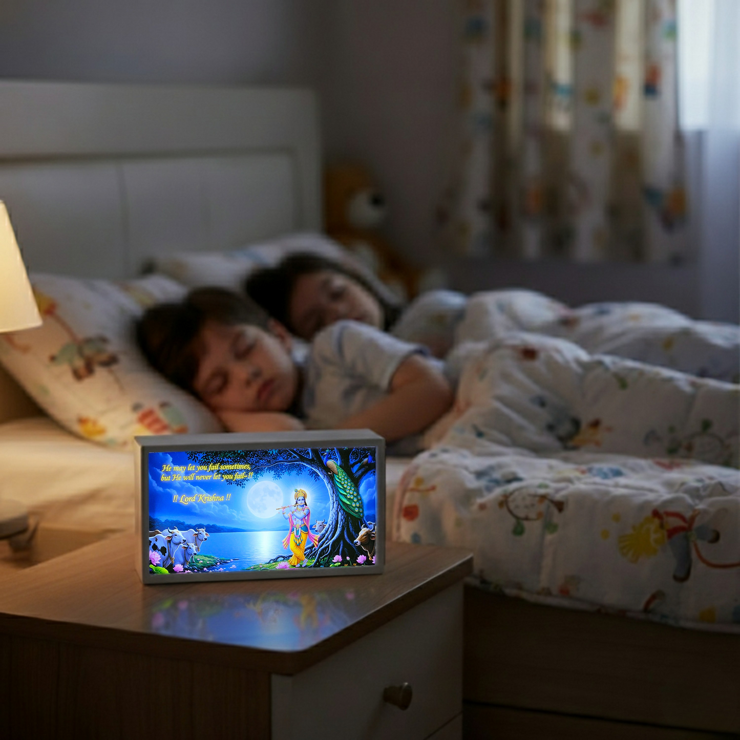 Krishna Ji Blessings Light Box