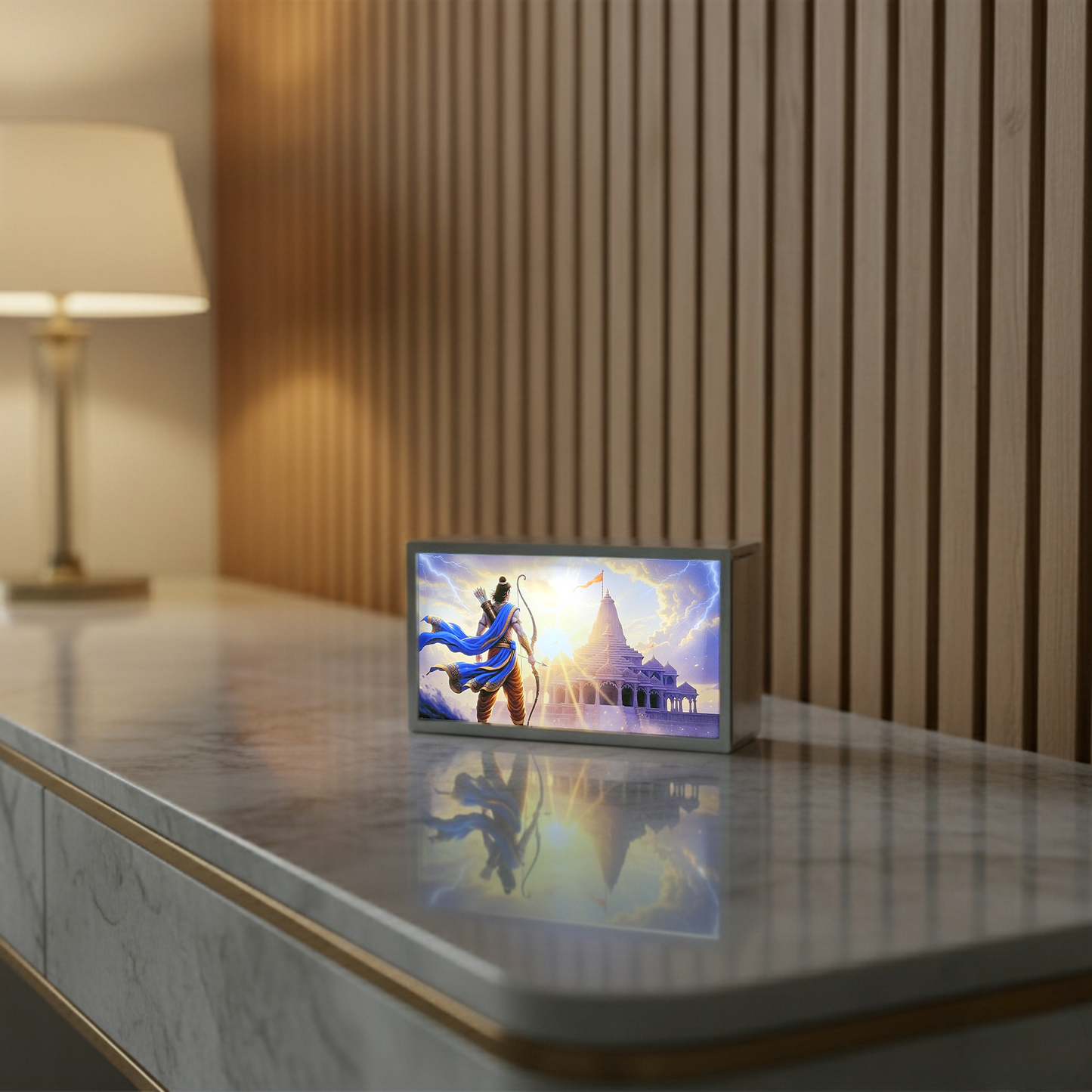 Ram Mandir Desk Glow Lamp