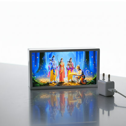 LED Glow Lamp – Lord Ram | Spiritual Desk & Home Lamp
