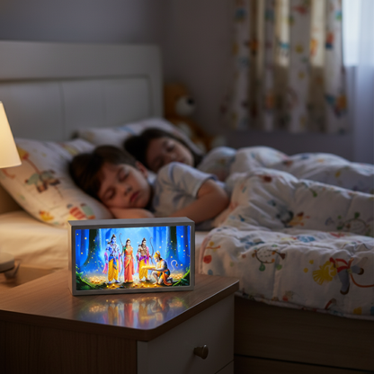 LED Glow Lamp – Lord Ram | Spiritual Desk & Home Lamp