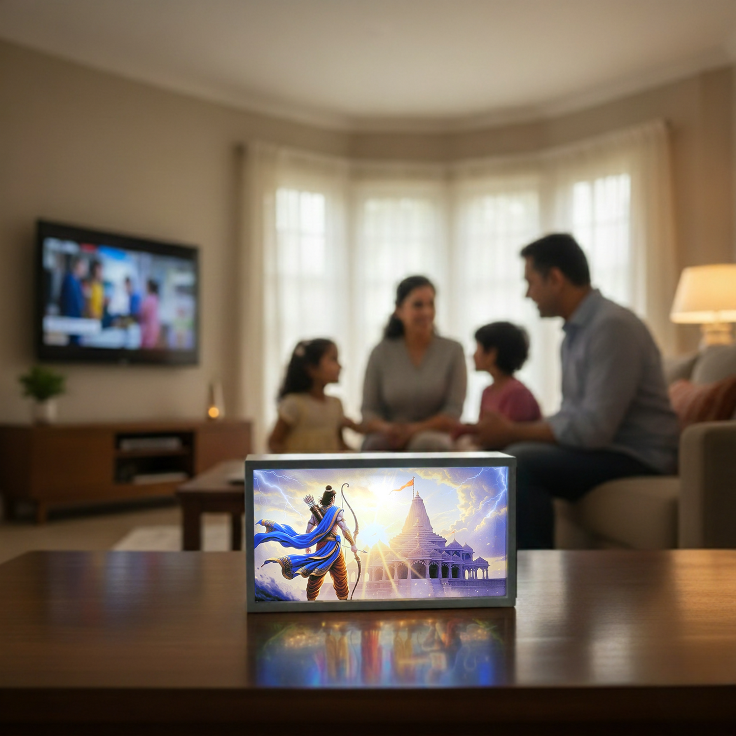 Ram Mandir Desk Glow Lamp