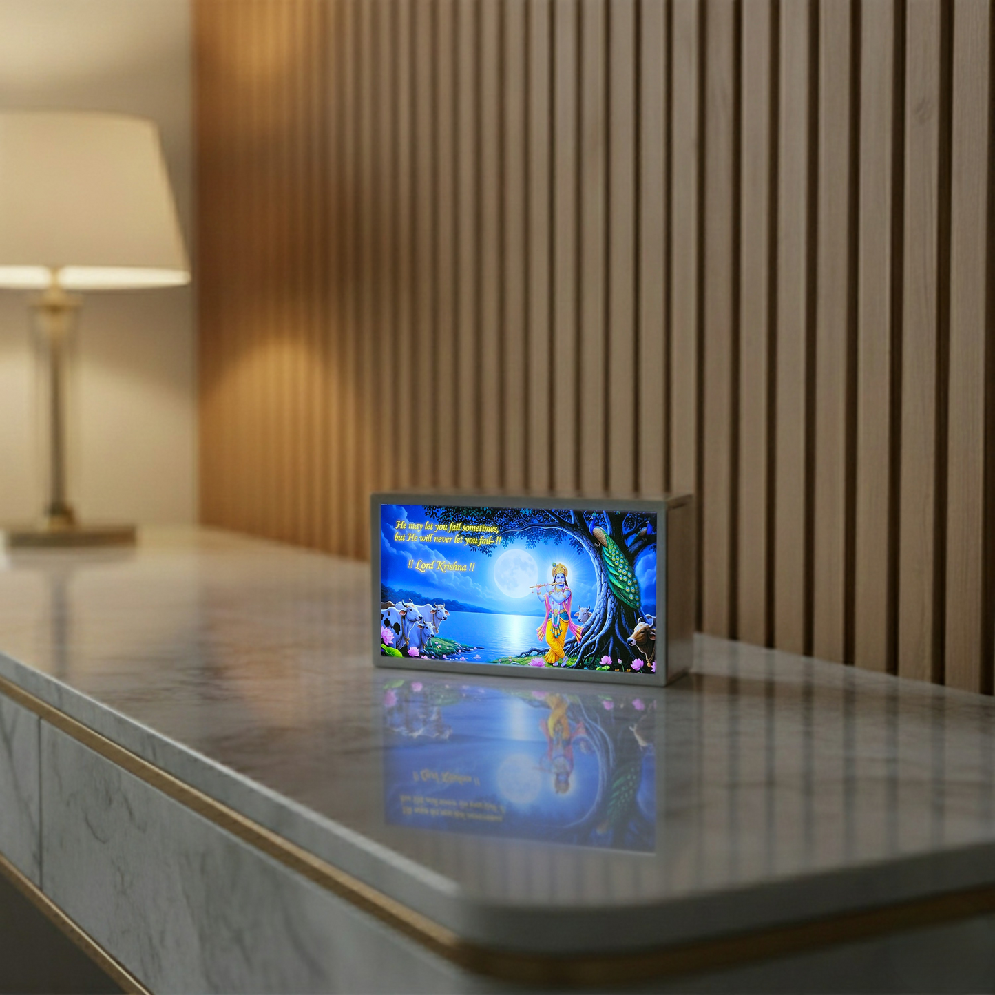 Krishna Ji Blessings Light Box