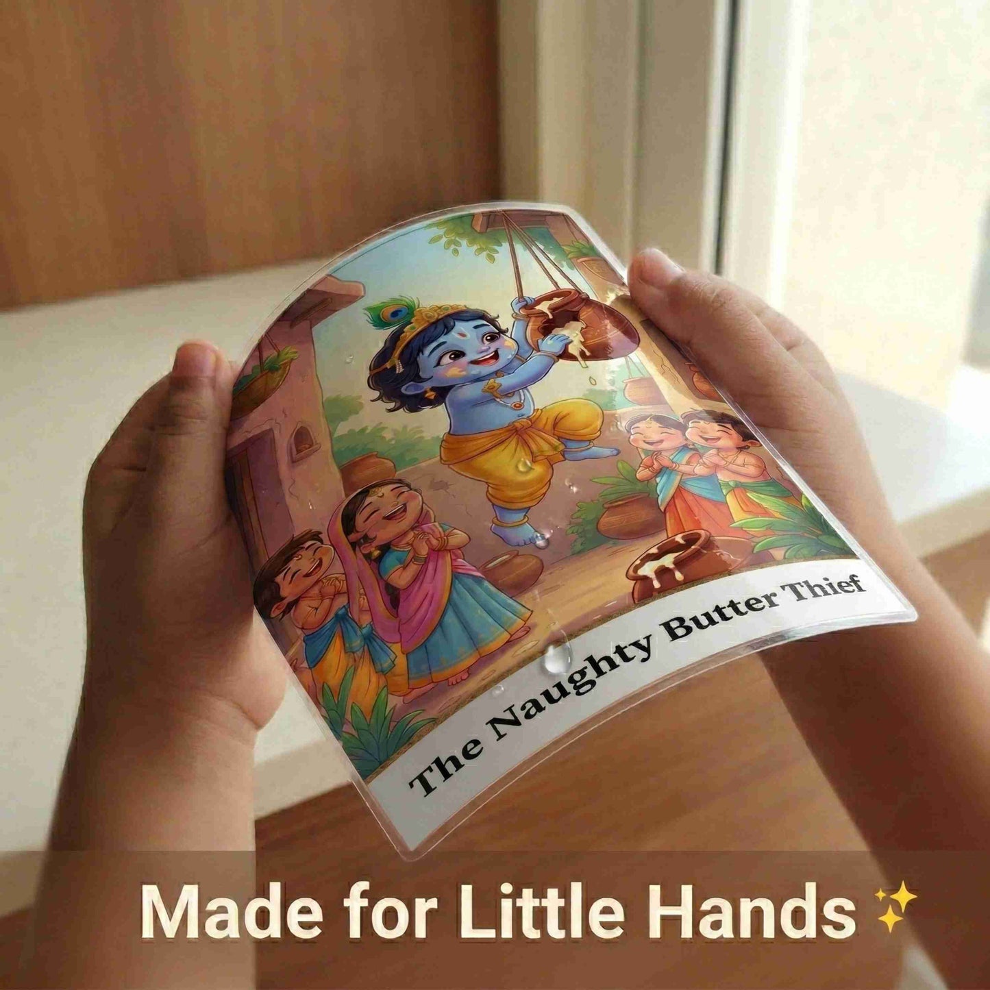 Krishna Leela Flashcards | Complete Life Story + Moral Cards | Teach Dharma Through Stories