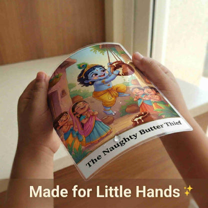 Krishna Leela Flashcards | Complete Life Story + Moral Cards | Teach Dharma Through Stories