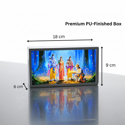 LED Glow Lamp – Lord Ram | Spiritual Desk & Home Lamp