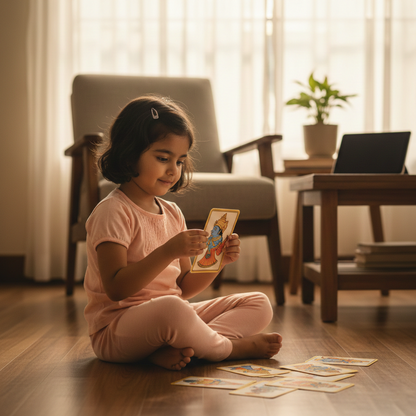 Dashavatar Flashcards for Kids | Screen-Free Learning with Values